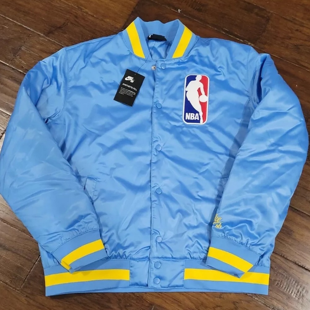 *NWT* NIKE Men SB Satin Bomber Retro NBA Jacket